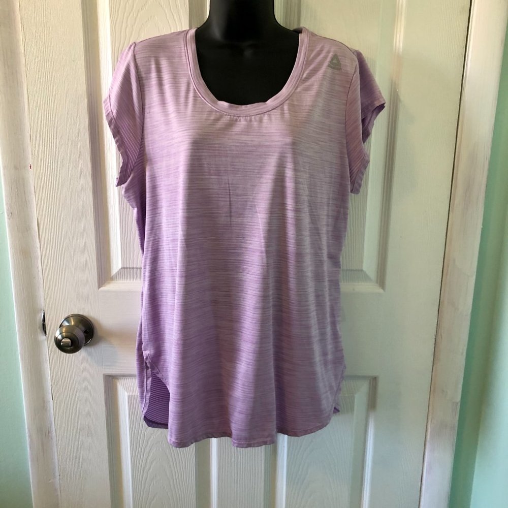 Reebok High-Low Performance Spacedye T-Shirt XL